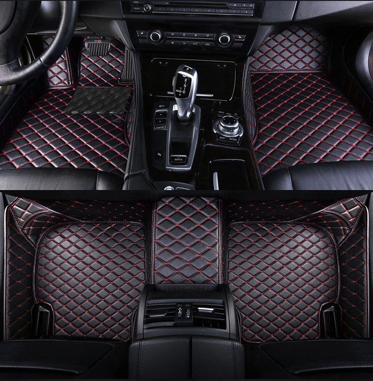 Luxury Full Coverage Leather Car Floor Mats